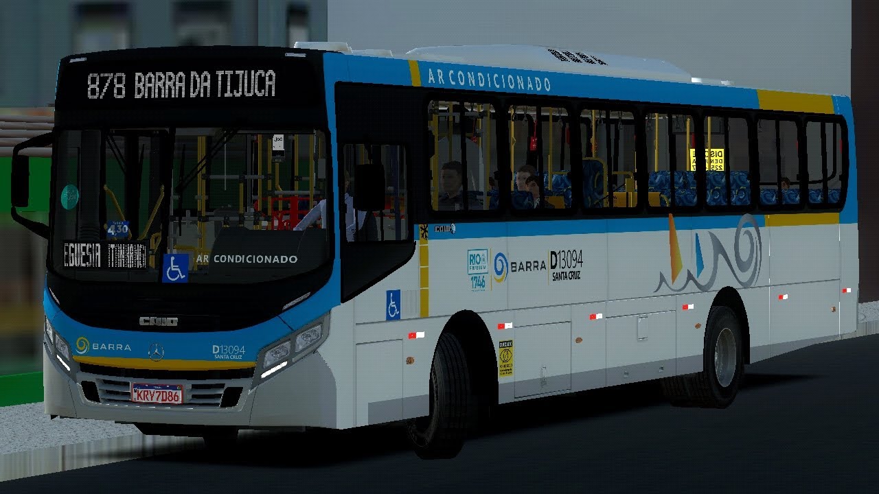 PROTON BUS SIMULADOR] MAPA ARACAJU - Caio Apache VIP IV MB 1721L BT5 GRDT