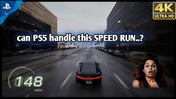 PS5 -  Fastest car in The Matrix Awakens An Unreal engine • game has some visuals issues