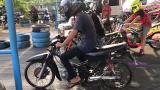 Supra x vs ninja liat siapa yang menang!