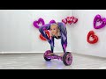 Video announcement. Equilibrium on a Segway. Crazy spins with back bend.