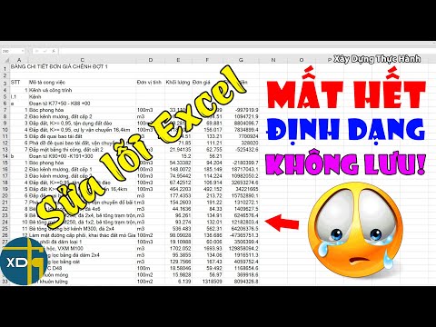 Cách sửa lỗi file Excel không lưu được định dạng, xóa hàng loạt style rác | Add in Excel | XDTH #64