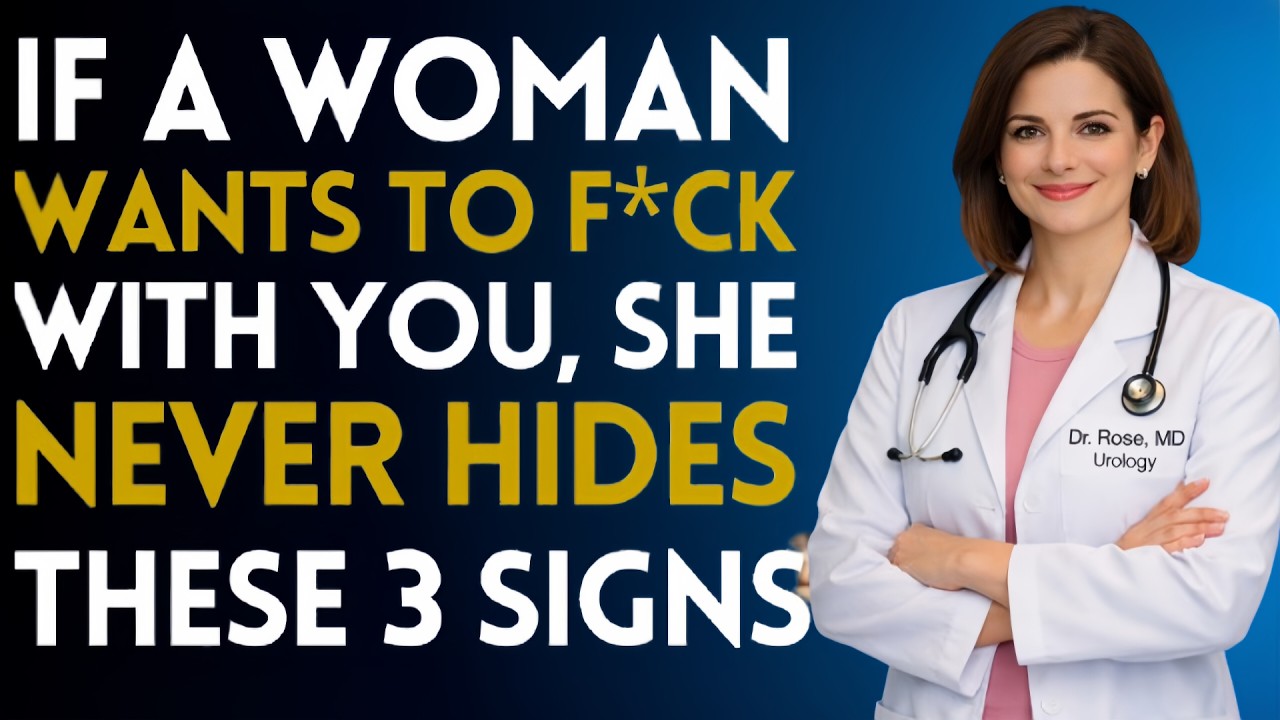 REVEALED: If a woman wants INTIMACY with you, she never hides these 3 signs  | Dr.Rose Urologist
