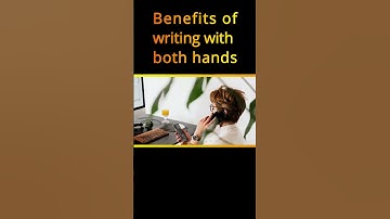 Benefits of writing with both hands | in hindi | part 1 #shorts