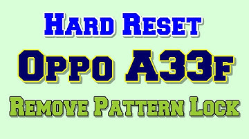 Oppo A33f | Hard Reset | Remove Pattern Lock