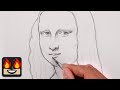 How to draw the mona lisa  sketch tutorial