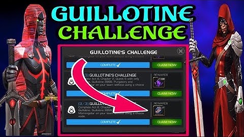 Guillotine Challenge ( act 8.1.6 & act 8.2.6 )