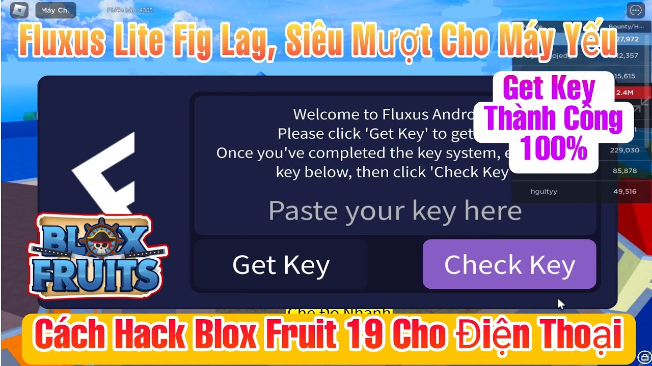 HACK Blox Fruit [ Clien Fluxus V20 ] update 19 [FIXLAG]