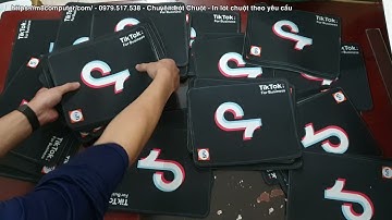 In lót chuột logo - in số lượng - in theo mẫu yêu cầu - in lót chuột làm quà tặng