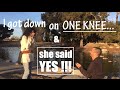 She said YES !!  - Our Love Story - Moses &amp; Taina - Best Marriage Proposal