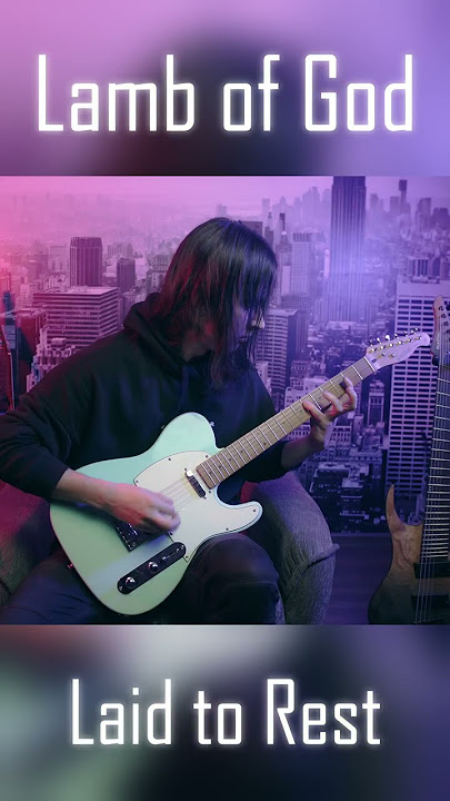 Lamb of God Laid to Rest on Telecaster Guitar Cover / Metal on Telecaster