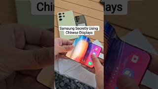 Samsung Secretly Using Chinese Displays?! 😳 #SamsungDisplay #iphone