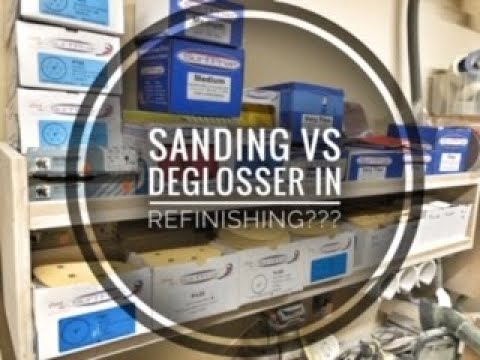 Sanding Vs Deglosser In Refinishing Youtube