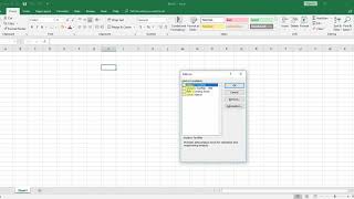 Excel Enable Analysis Toolpak