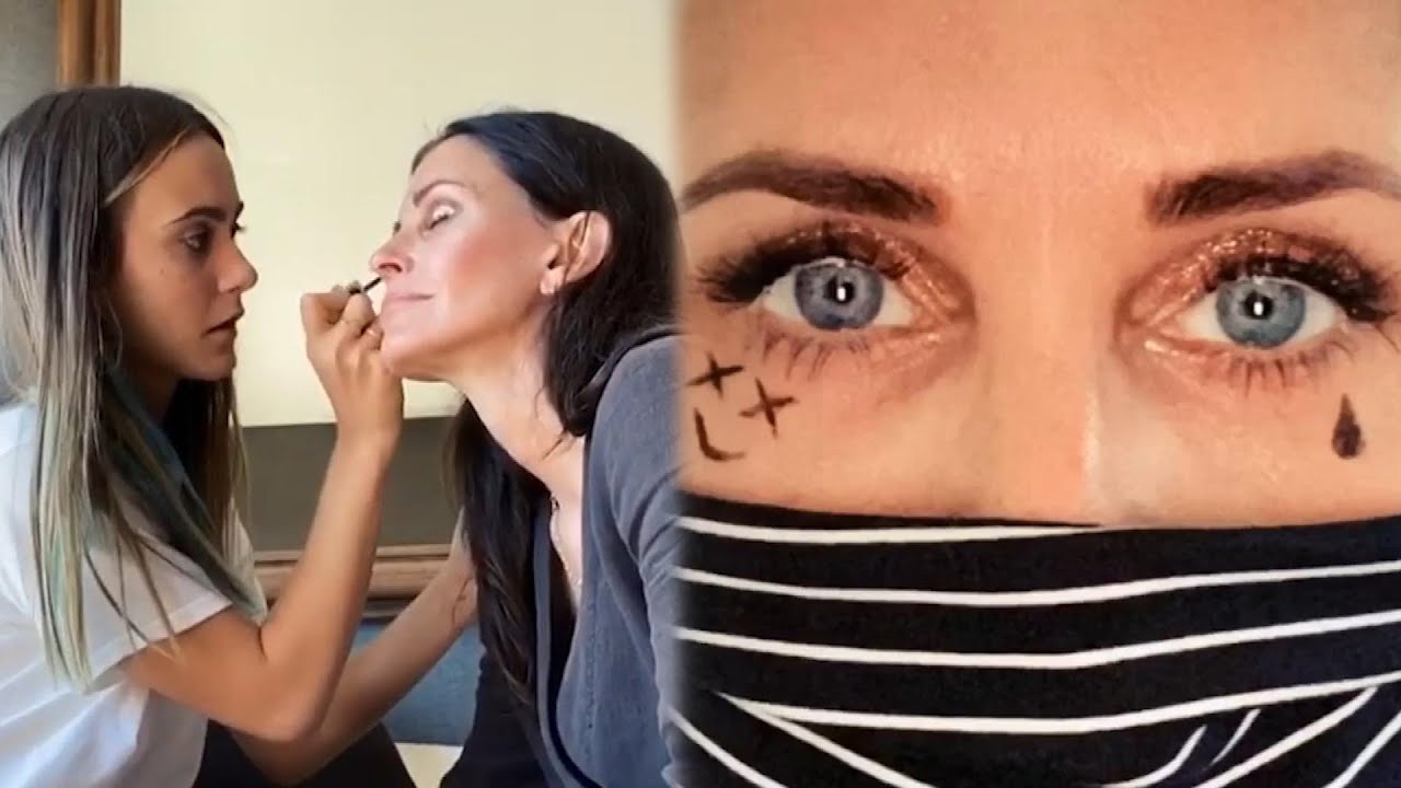 Courteney Cox Asked Her 15-Year-Old Daughter To Do Her Makeup And You Have to SEE The Results