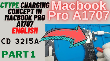 Macbook Pro A1707 C Type Charging and USB Concept Part 1 | Online Laptop Repair Video Course |Laptex