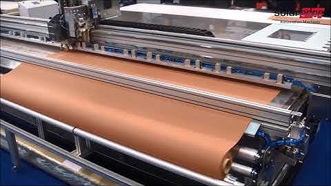 SM-375-TA | Digital Cutting Machine with Static Worktop (rotary blade on red soltis)