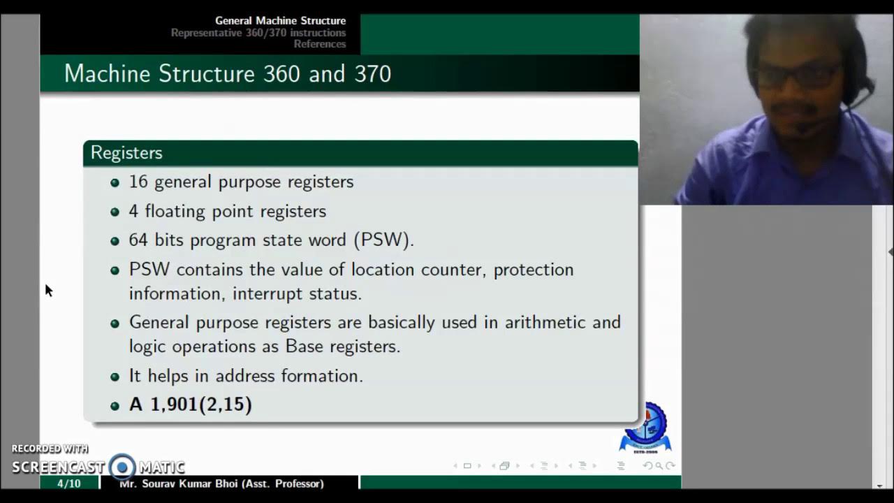 System Programming - Lecture 4: Machine Structure and Machine Language ...