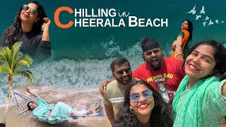 CHILLING in CHIRALA BEACH 🏖️🌊 My CHIRALA Vlog 🚗| Lipsika💃🏻