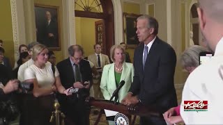 Thune wins secret vote for Senate majority leader