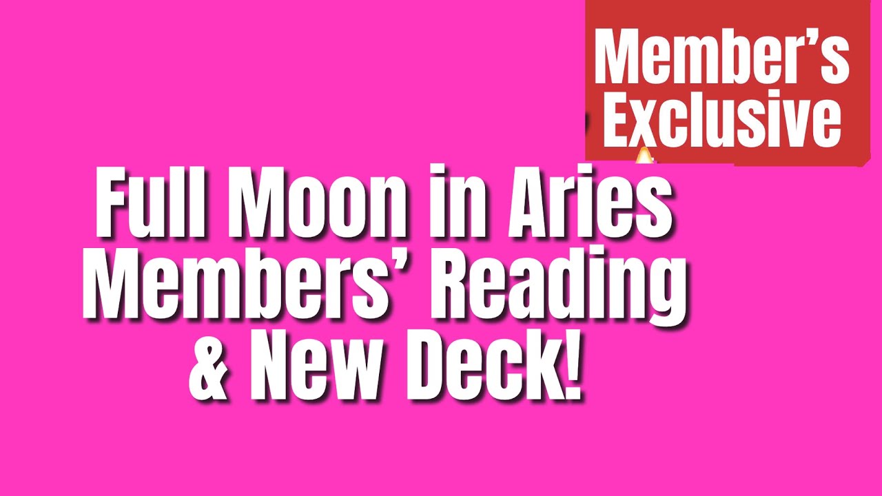 Full Moon in Aries Reading October 9, 2022 - YouTube