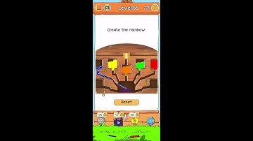 Braindom 2 Level 66 Create the rainbow, Level 20 Create the rainbow Answers and Solutions
