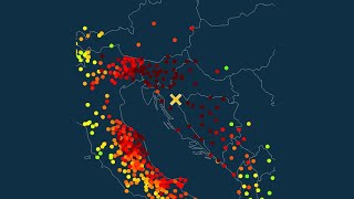 : Earthquake ML 4.7 Croatia - GlobalQuake 01 May 2024 05:38:47 - Potresa u Hrvatskoj