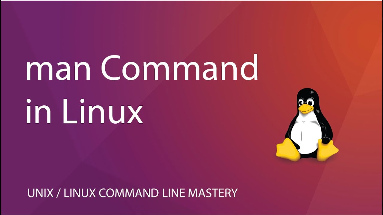 man Command in Linux - YouTube