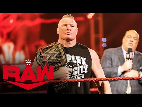 Paul Heyman's WrestleMania prediction for Brock Lesnar: Raw, March 30, 2020
