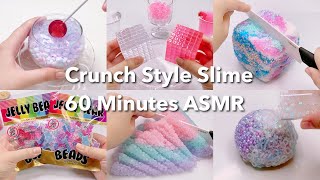 【音フェチ】60分クランチ系スライムまとめ【ASMR】Crunch Style Slime Compilation 60 Minutes ASMR