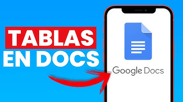 Cómo hacer Tablas en Google Docs (FACIL) ✅ 2023