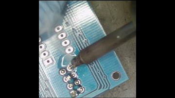 Soldering custom made adapter I designed for reading eeproms with an original carprog tool #Shorts