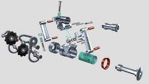 Creo 4.0 Cycle derailleur exploded