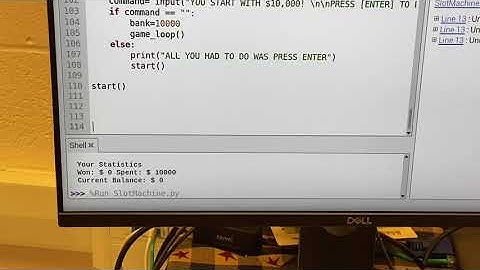 Raspberry pi - Slot machine code