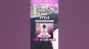 HOW TO WIN EVERY ROUND OF STYLE SHOWDOWN IN DTI #roblox #dti #dresstoimpress #shorts