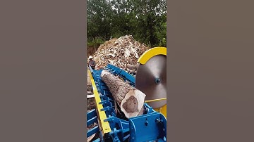 Automatic wood cutting process #smartwork #goodtools