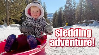 Our sledding adventure | family vlog by The Santhouse House 65 views 2 years ago 8 minutes, 32 seconds