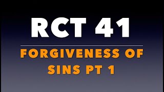 RCT 41: The Forgiveness of Sins Pt. 1.
The Roman Catechism of Trent (RCT) p.117-120.
The Creed, Article X, Section A.
-Donate: https://www.padreperegrino.org/donate/
-15 Mortal Sins to Confess: https://www.padreperegrino.org/2019/08/mortalsins/
-Telegram: https://t.me/padreperegrino
-STV: https://spiritustv.com/@padreperegrino RCT 41: The Forgiveness of Sins Pt. 1.
