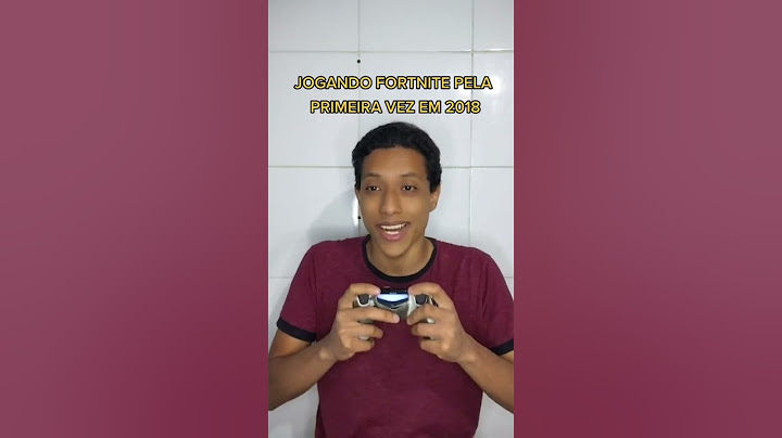 JOGANDO FORTNITE PELA PRIMEIRA VEZ #shorts #fortnite