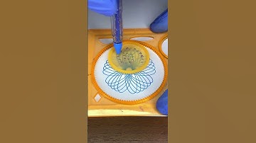 Mesmerizing Spirograph Art – So Satisfying to Watch! 🎨✨ #Shorts