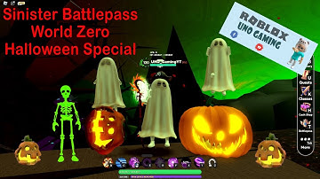 World Zero Sinister Battlepass (Halloween Special)  2022