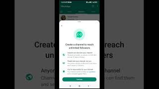 How to Create Whatsapp Channel ||  #tech #shorts