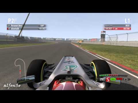 Shanghai lap by alfonSo (F1 2011) - PC gameplay