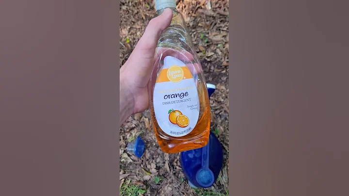 how to catch worms for fishing with dish soap!