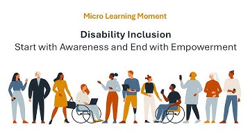 Disability Inclusion in the Workplace