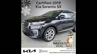 Certified 2019 Kia Sorento SX