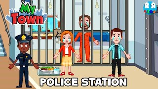 My Town  Home Family Doll House - Mom and Dad visit Uncle Edbert at Jail screenshot 3