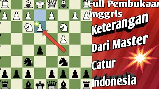 CATUR FUL PEMBUKAAN INGGRIS TERBAIK || #catur