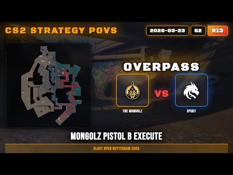 MongolZ Pistol B Execute vs The MongolZ - Overpass - BLAST Open Rotterdam 2026