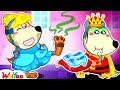 Cinderella Lucy! Why Do Your Feet Smell so Bad? - Funny Stories For Kids @wolfoofamilyofficiall