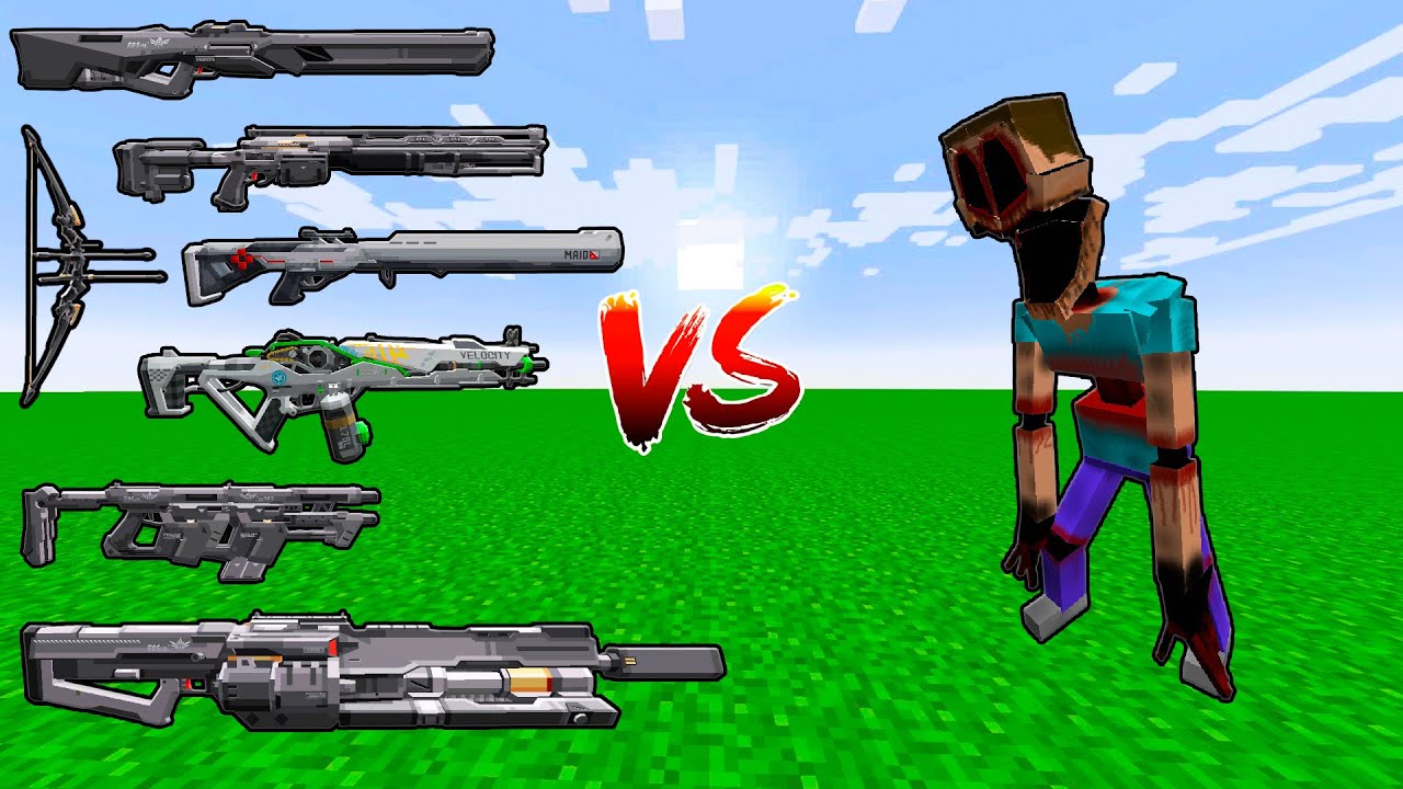 What TaCZ Perseus Gun Can Defeat The Most Strongest Minecraft Bosses In A Row?